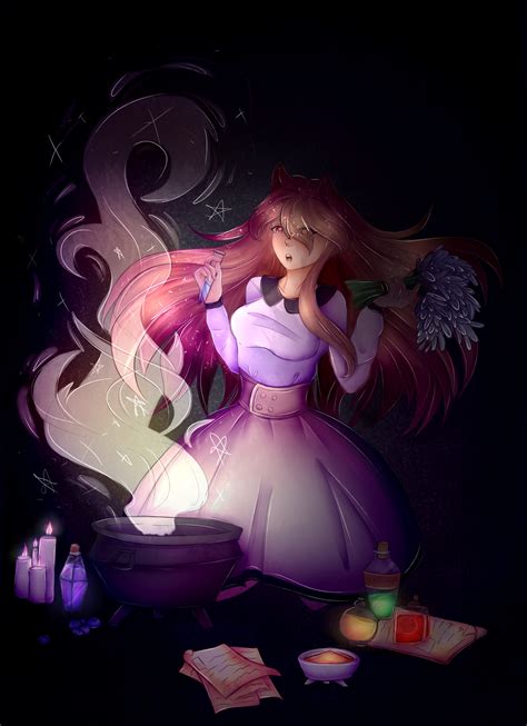 Magical manga girl potion